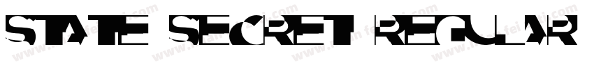 State Secret Regular字体转换